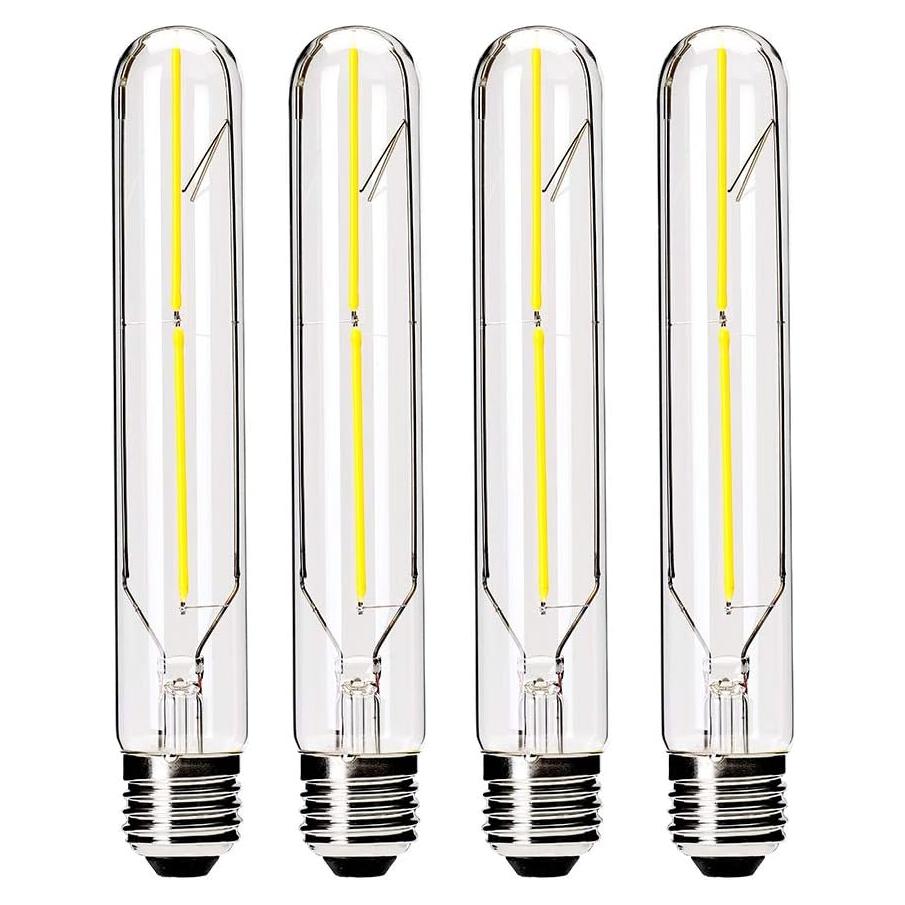 Bombillas LED Dimmables Vintage Edison 4W E26 4000K 400LM - Paquete de 4