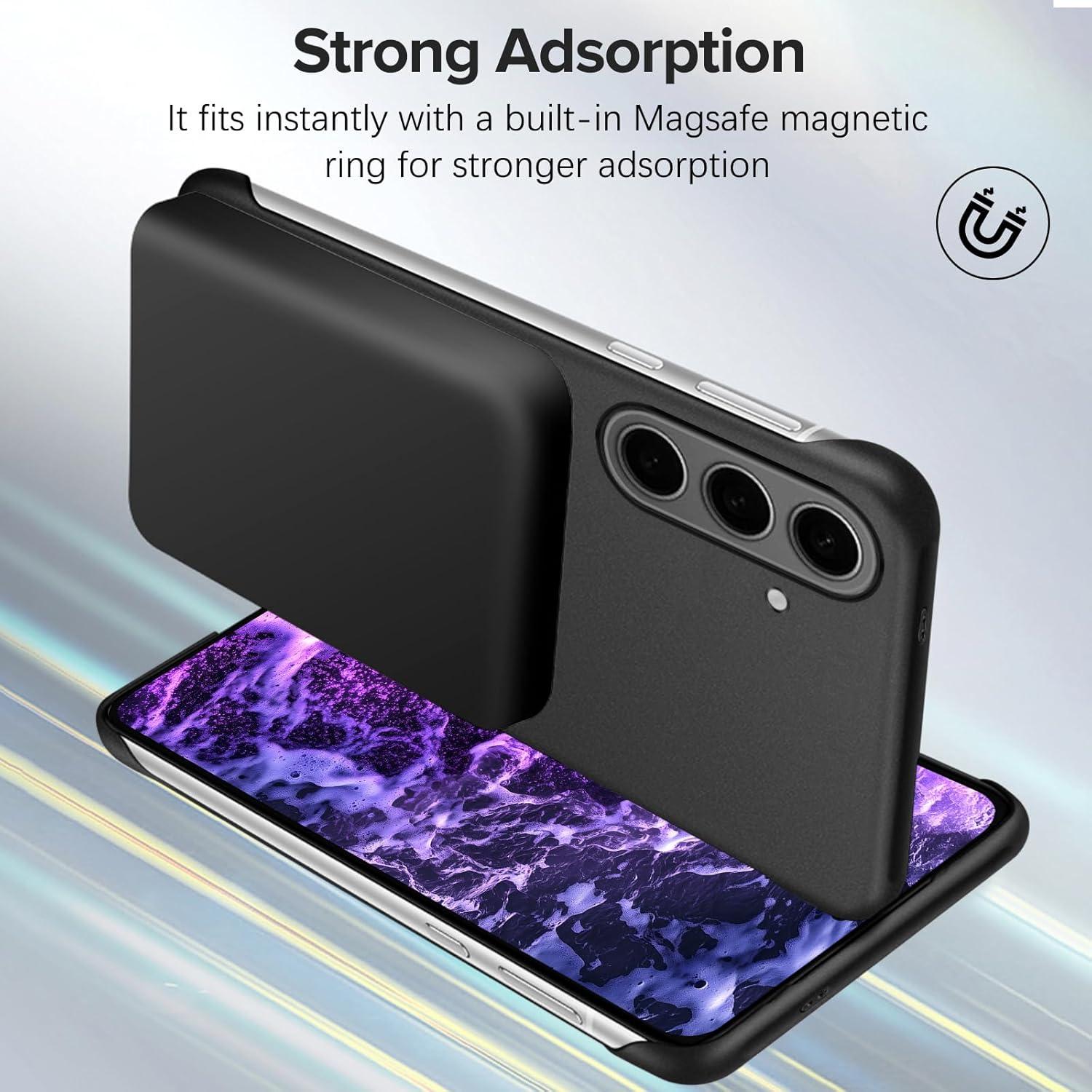 Funda Ultra Slim Hovisi para Samsung Galaxy S24 - Carga Inalámbrica