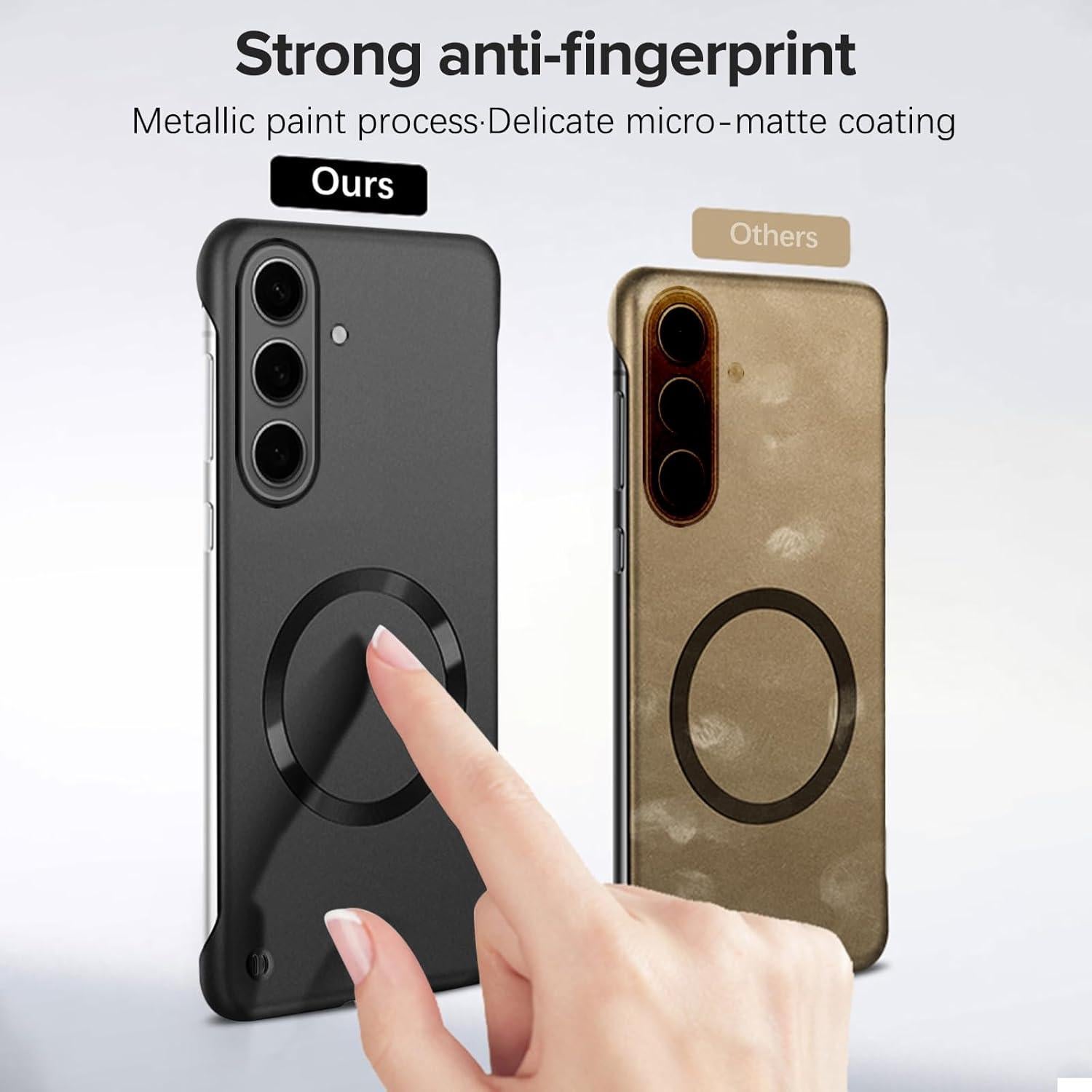 Funda Ultra Slim Hovisi para Samsung Galaxy S24 - Carga Inalámbrica