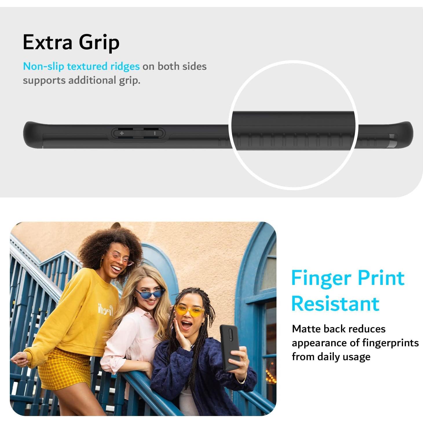 Funda TUDIA Doble Capa Grado Militar para OnePlus 8 5G - Negro Mate