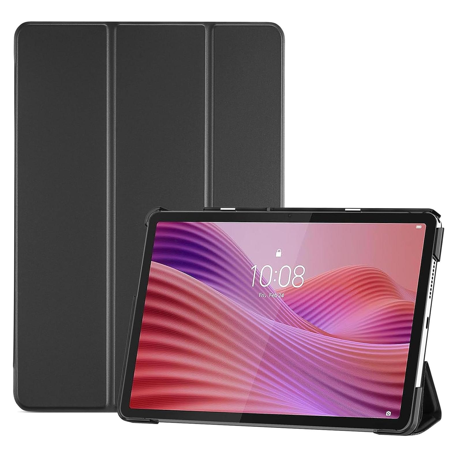 Funda ProCase para Lenovo Tab 10.1 2025 - Negro Delgado