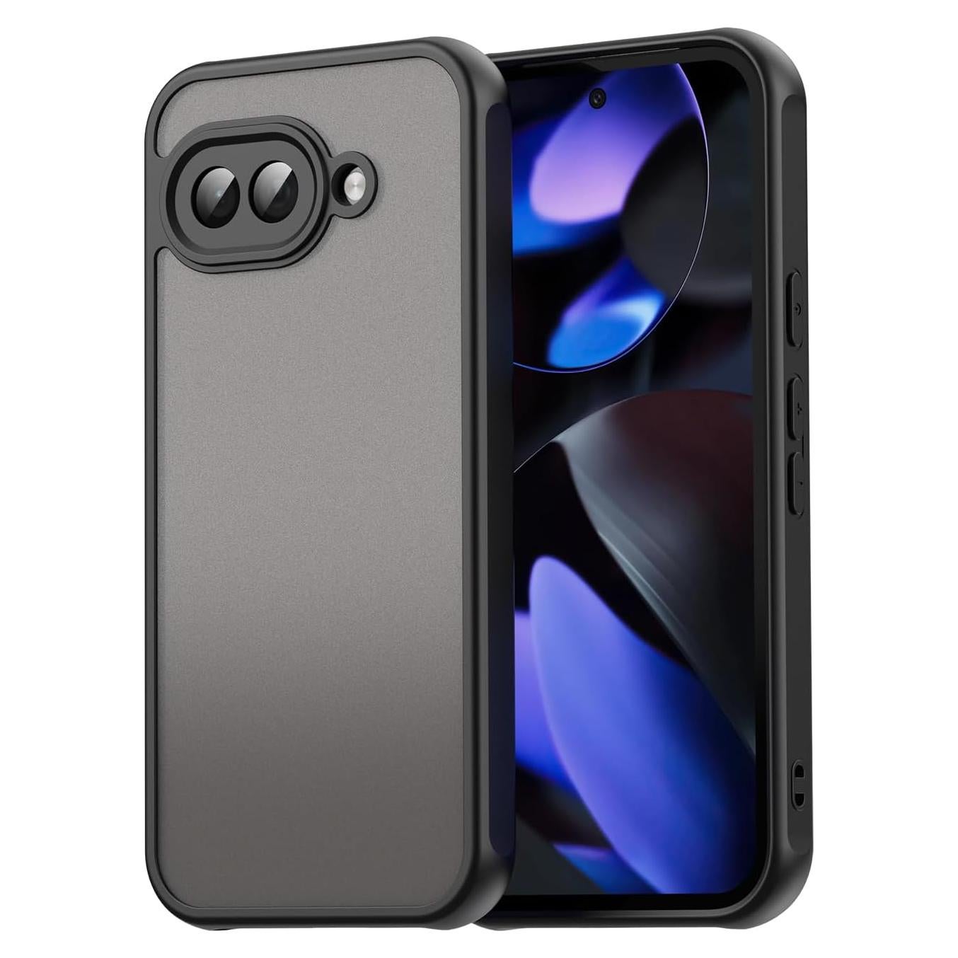 Funda Transparente TPU Sucnakp para Google Pixel 9A - Negro