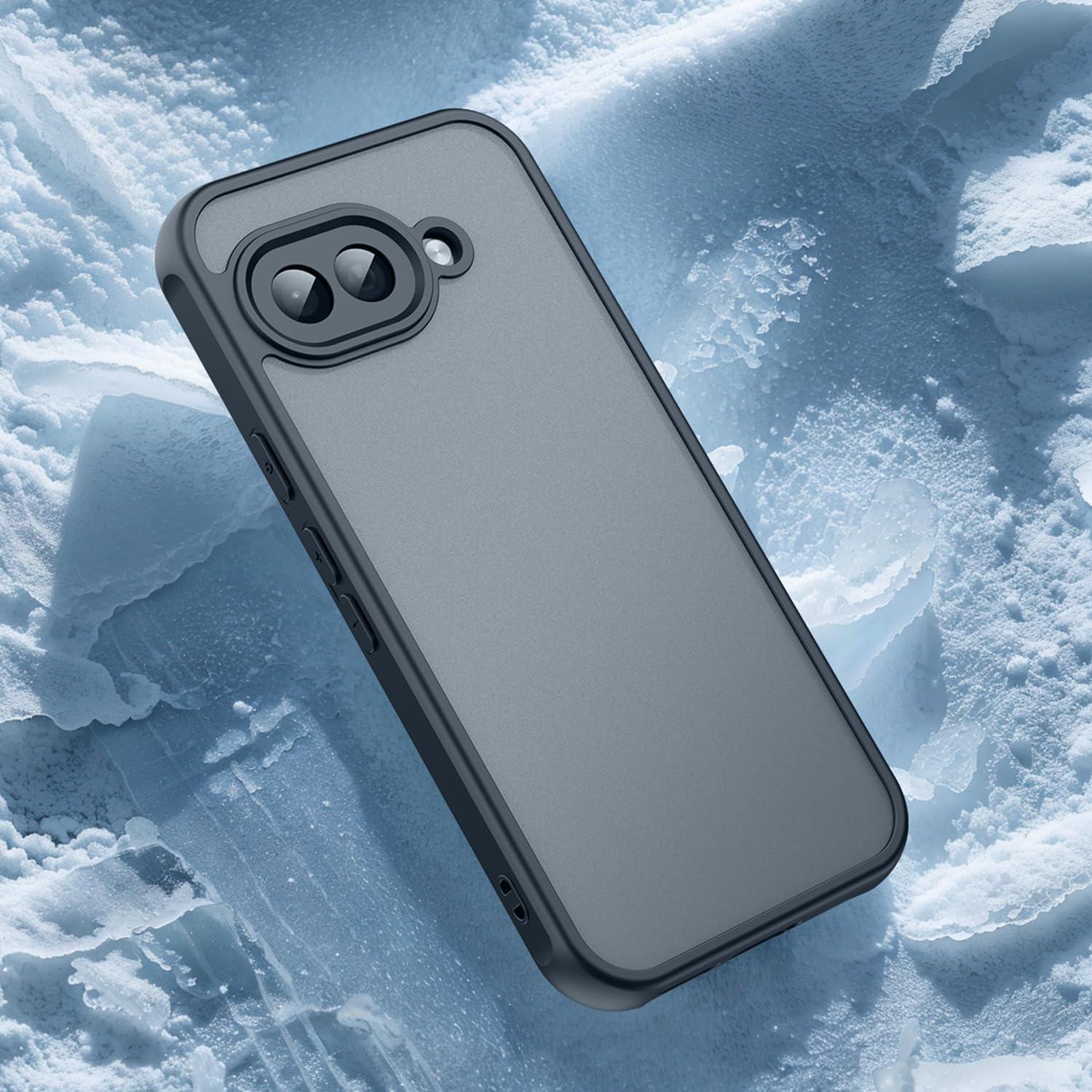 Funda Transparente TPU Sucnakp para Google Pixel 9A - Negro