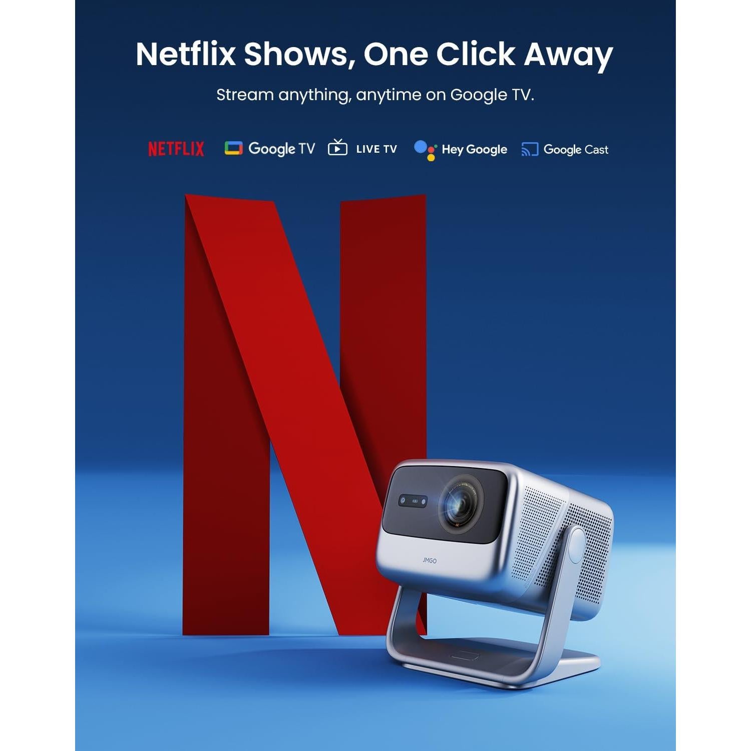 Proyector Láser 4K JMGO N1S Pro 2250 lúmenes HDR10 Bluetooth