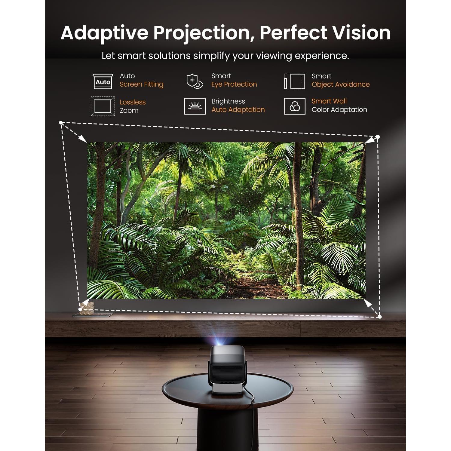 Proyector Láser 4K JMGO N1S Pro 2250 lúmenes HDR10 Bluetooth