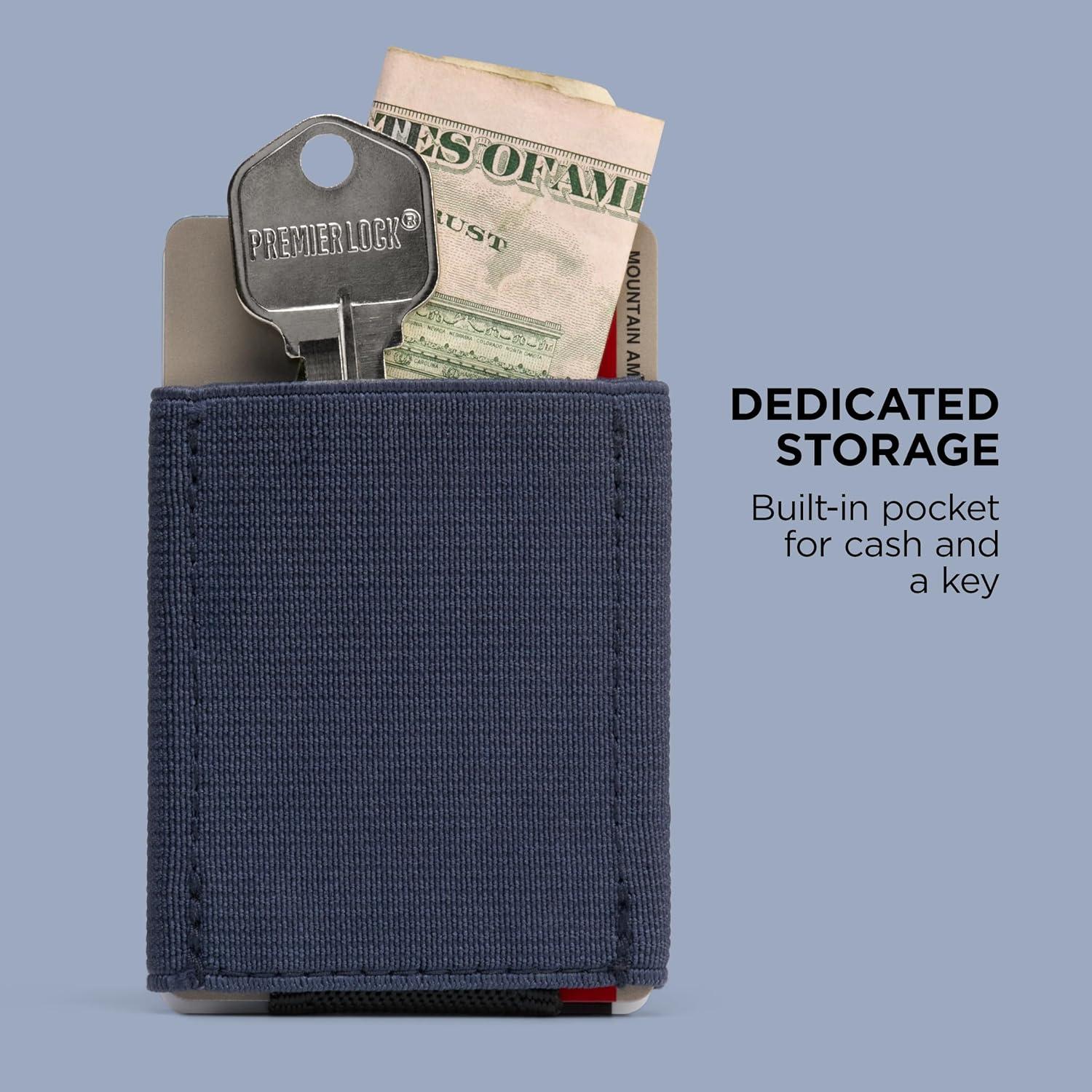 Cartera Minimalista NOMATIC Negra para Hombres y Mujeres - Delgado, 14 Tarjetas