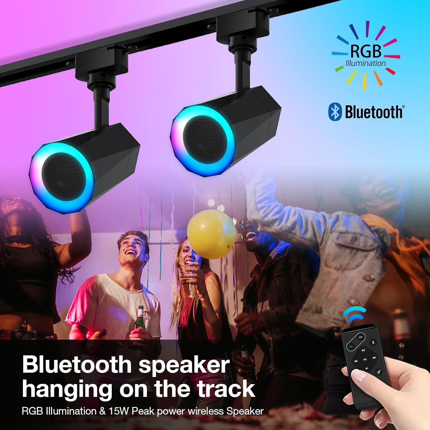 Altavoz Bluetooth Gsou con Luz RGB de Carril Tipo H 12W