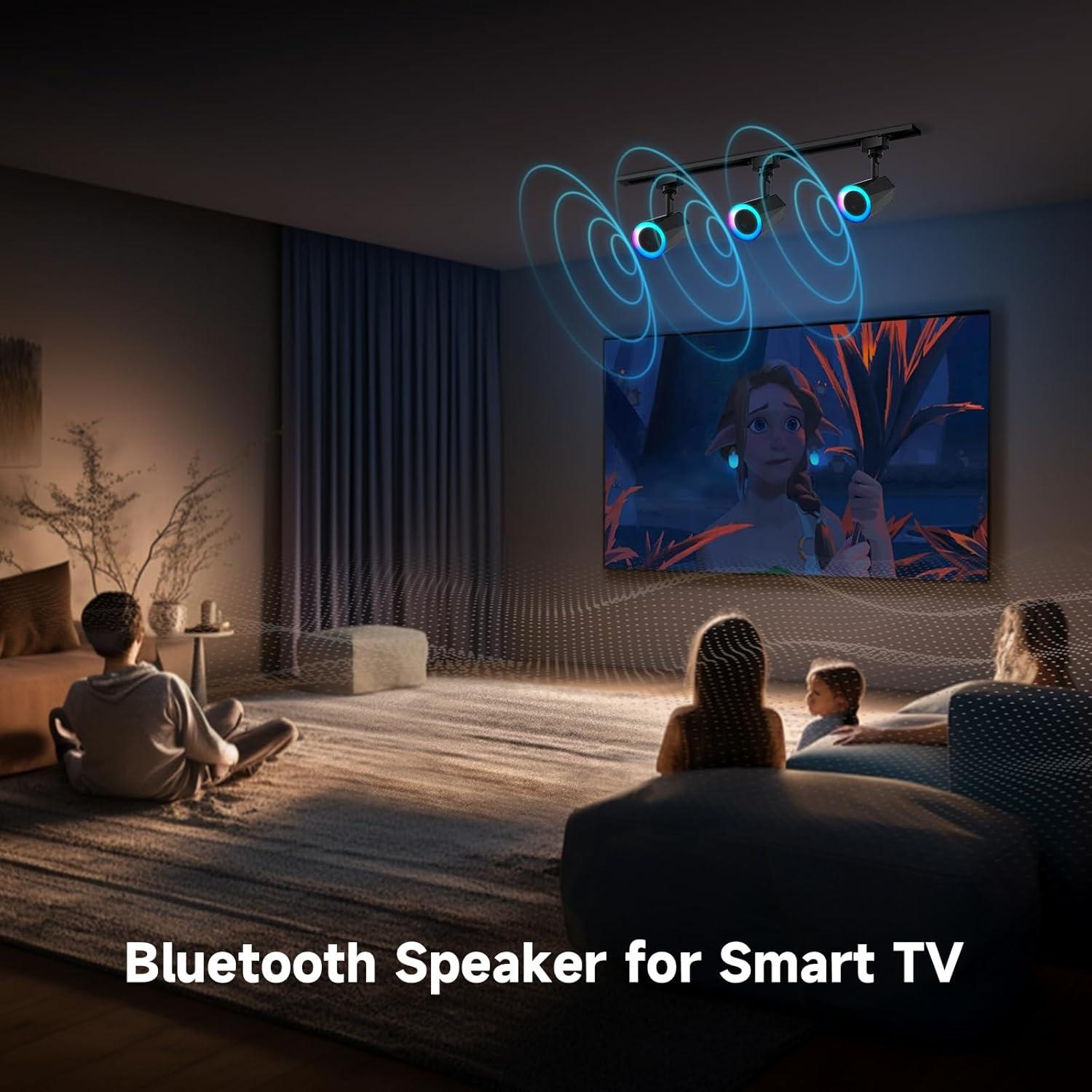 Altavoz Bluetooth Gsou con Luz RGB de Carril Tipo H 12W