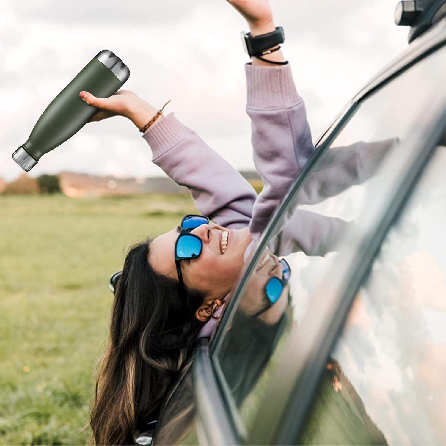 Botella de Agua Aislada HASLE OUTFITTERS 500ml Verde Ejercito