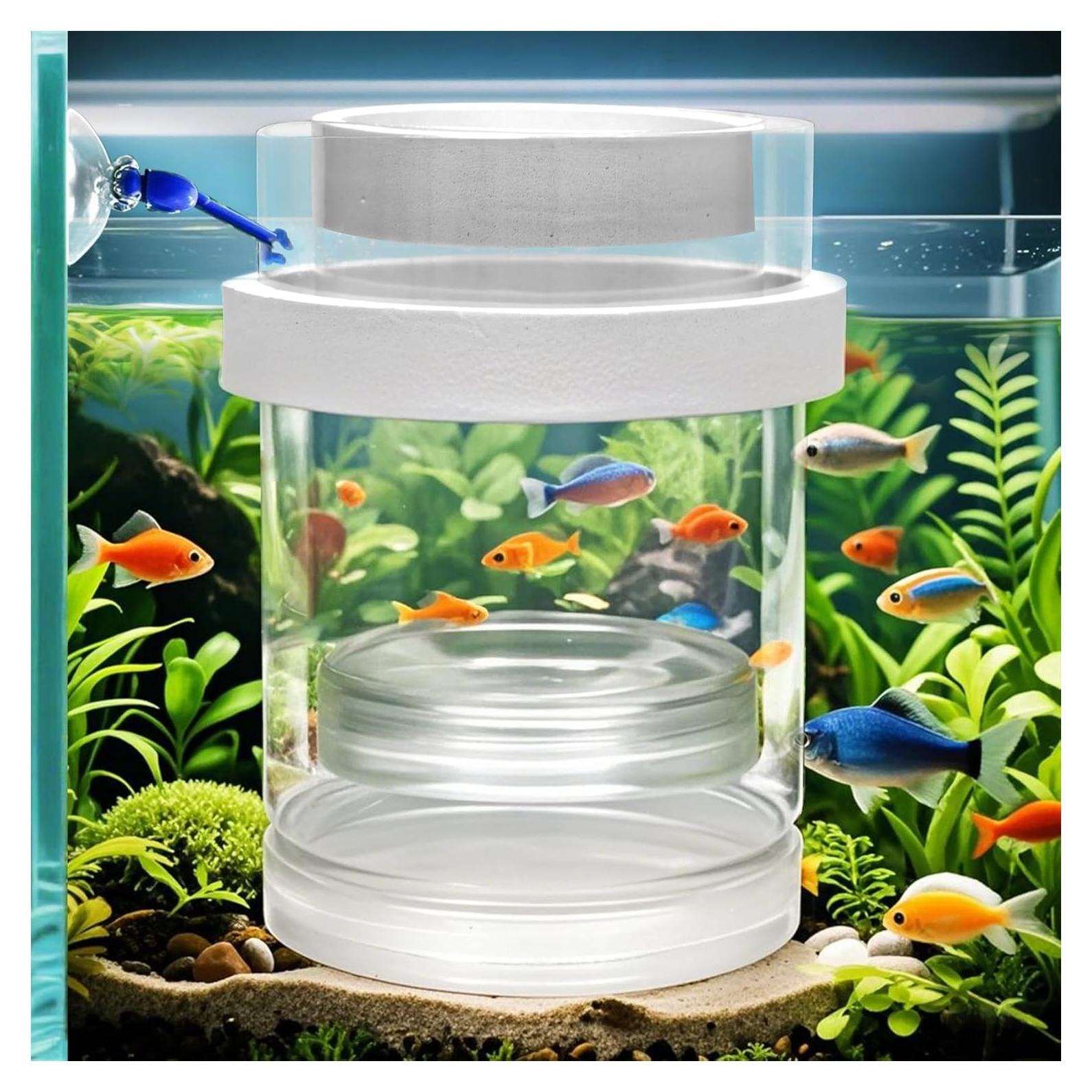 Caja de Cría Flotante KOHUDIS para Alevines 10.2x10.2x14.5 cm