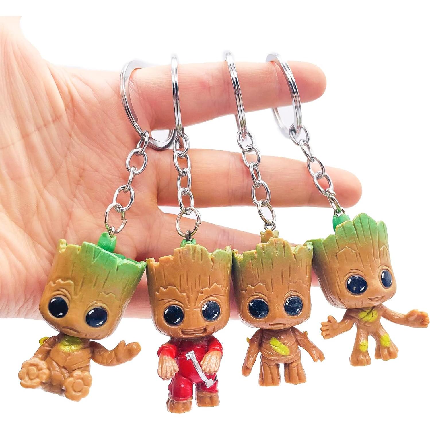 Llavero VNFLY Kc365 Animales Adorables Paquete de 4