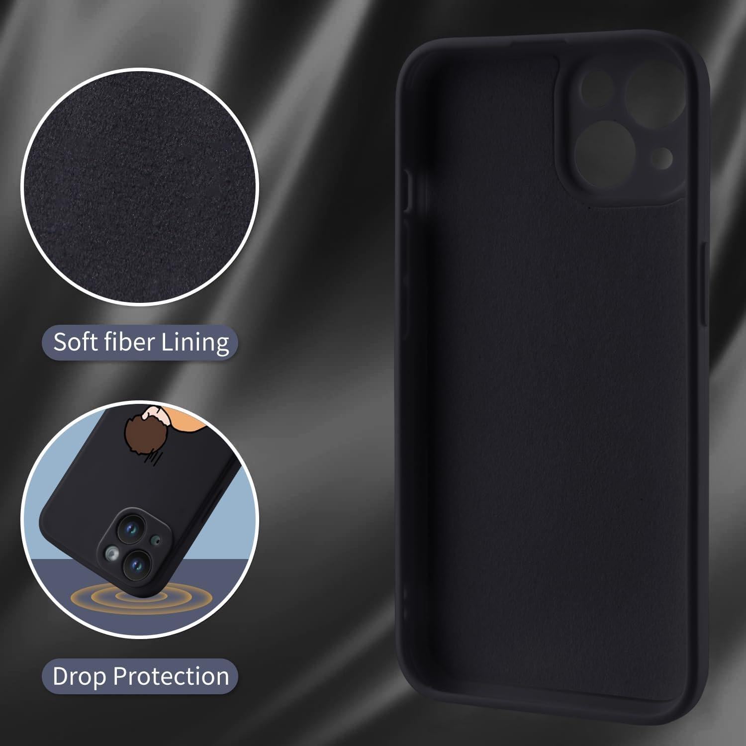 Funda de Silicona para iPhone 11 Wihytec Negra Divertida