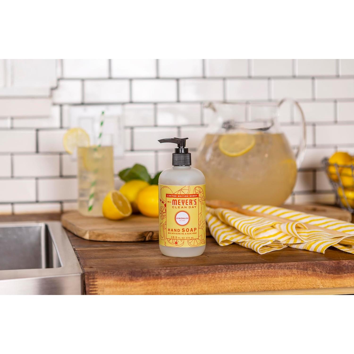 Jabón Líquido para Manos Mrs. Meyer's Limonada 354.88 ml