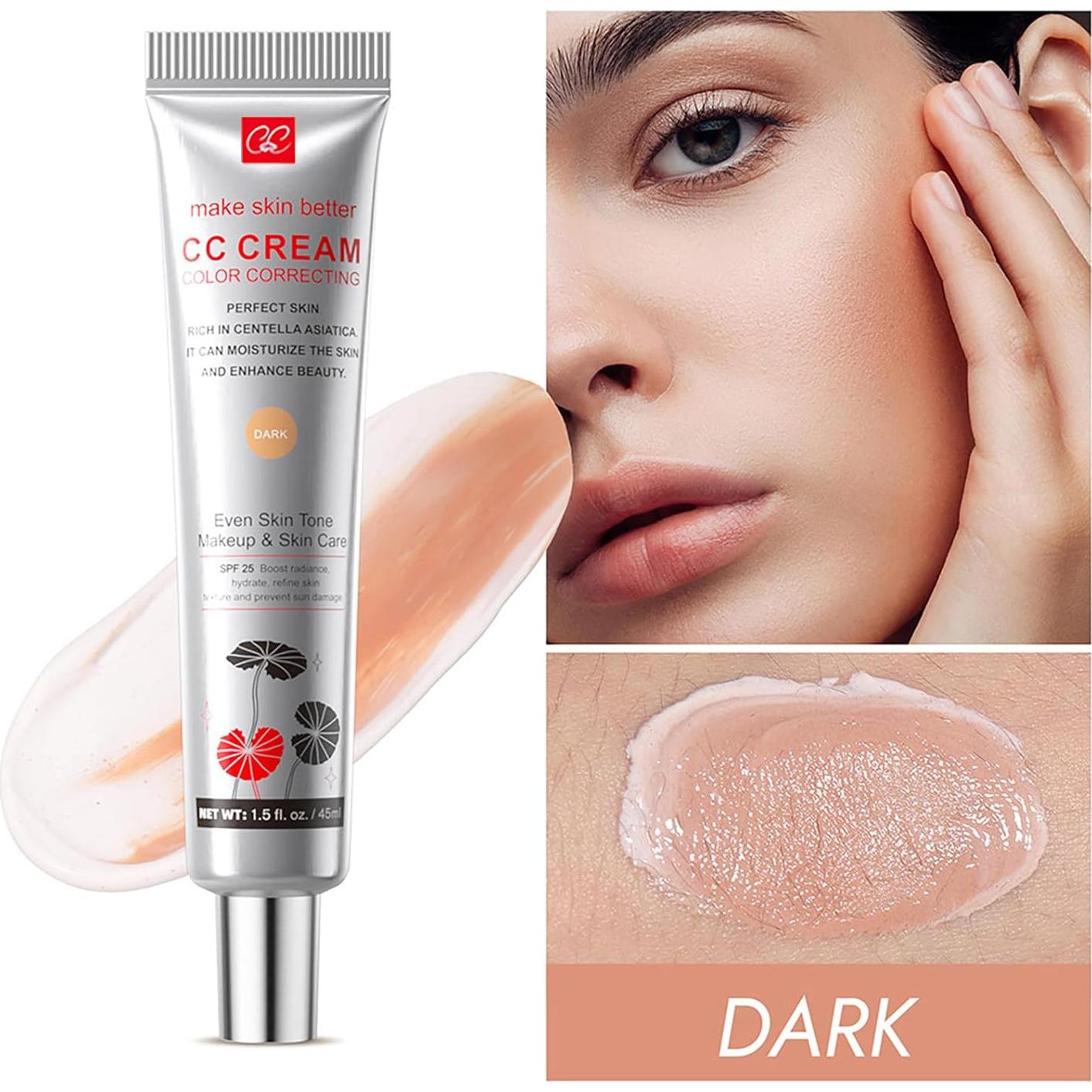 Crema CC Correctora de Color wwaiwenl 30 ml SPF 25 Oscuro