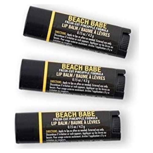 Trío de Bálsamos Labiales Walton Wood Farm Piña 100% Natural