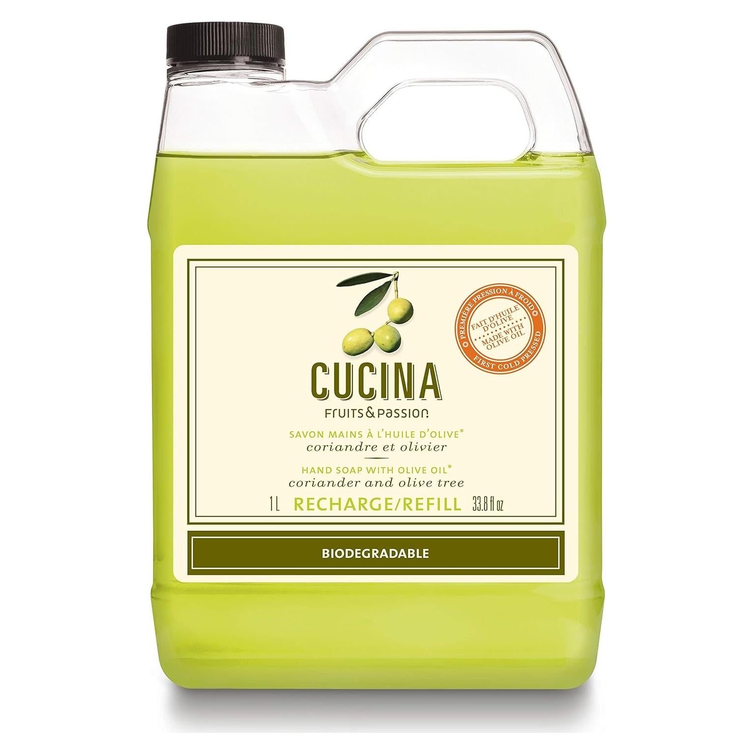 Jabón de Manos Purificante Cucina Fruits and Passion 1000 ml