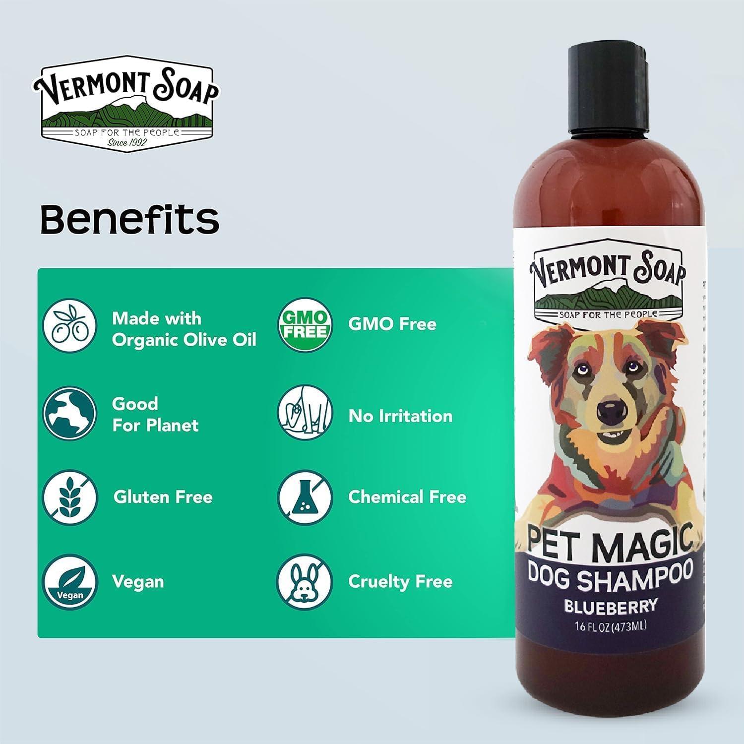 Jabón para Perros Vermont Soap Orgánico - Piel Sensible 453.6g
