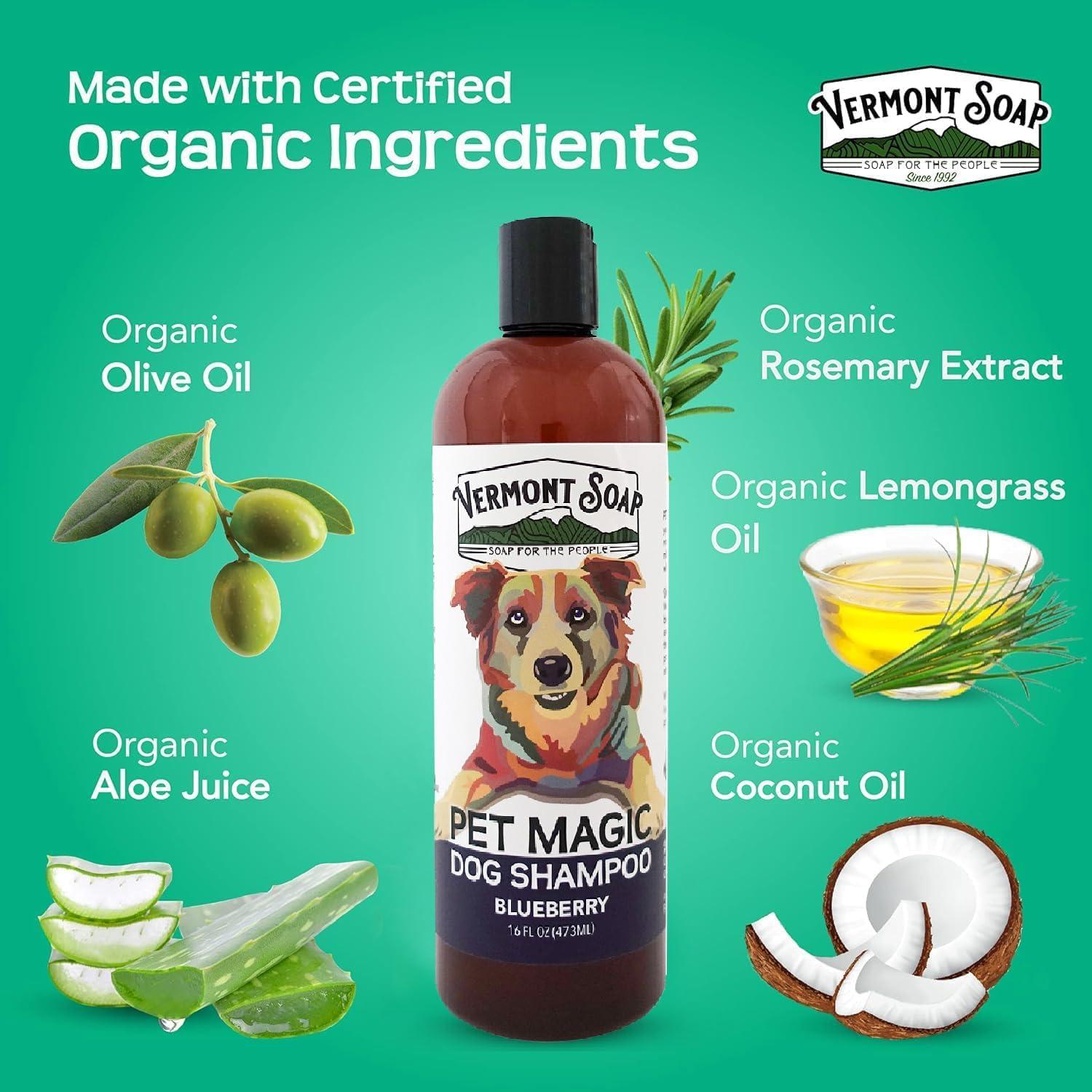 Jabón para Perros Vermont Soap Orgánico - Piel Sensible 453.6g