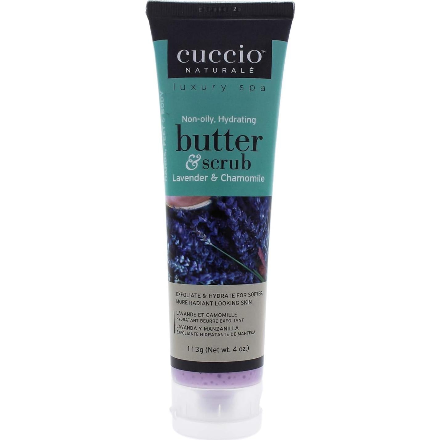 Cuccio Naturale Mantequilla Exfoliante 113g Lavanda Manzanilla