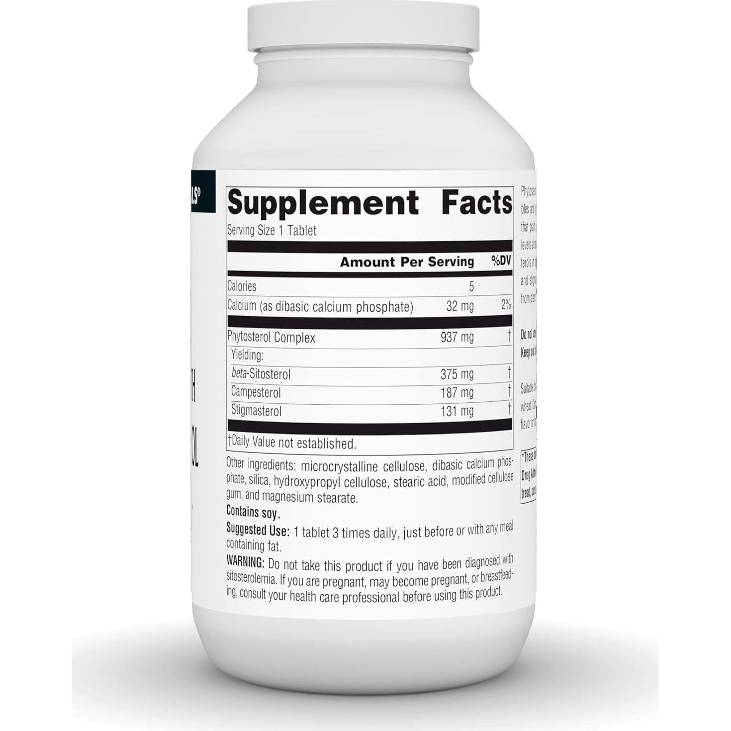 Beta Sitosterol Source Naturals 375mg - 240 Tabletas Vegetarianas