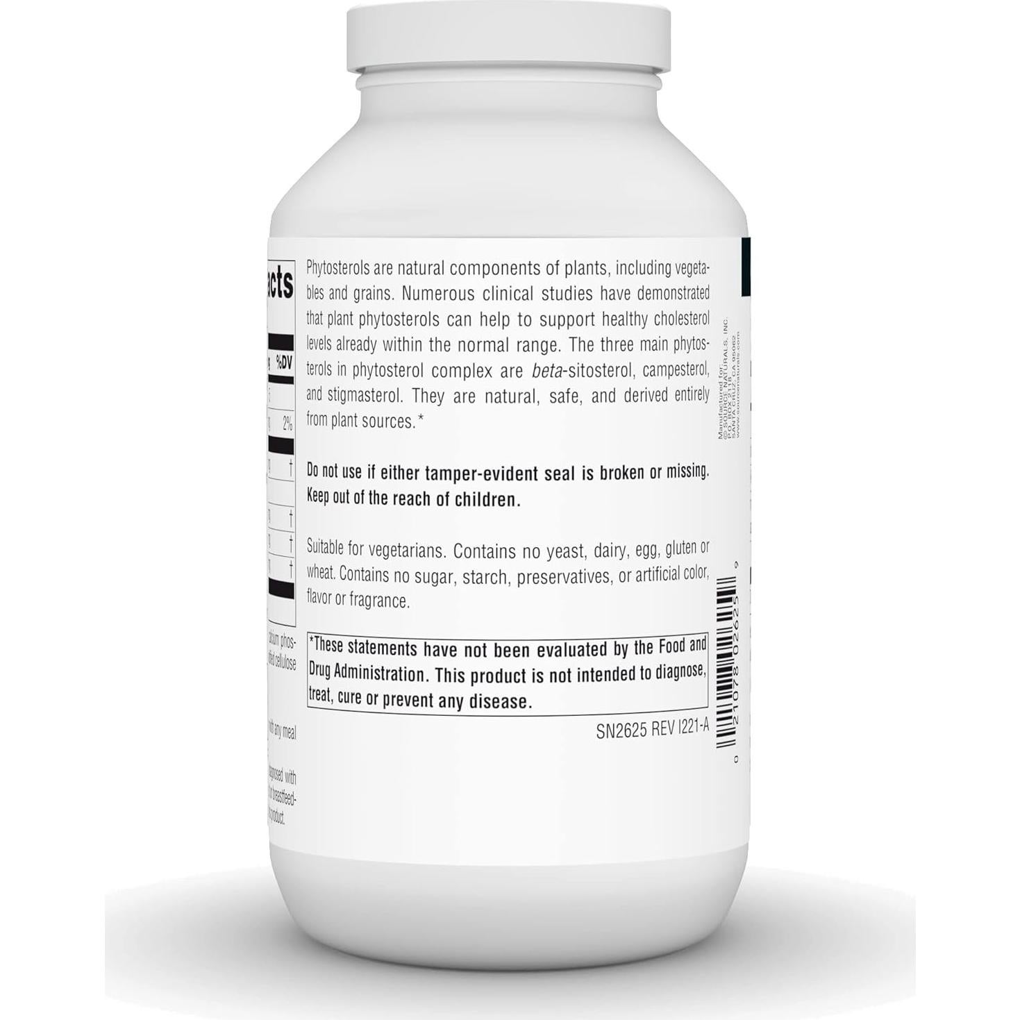 Beta Sitosterol Source Naturals 375mg - 240 Tabletas Vegetarianas