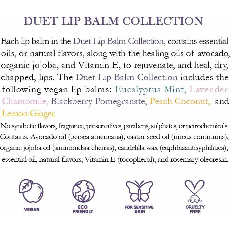 Set de Balsamos Labiales Veganos ALIDA PURE - 5 Sabores 4.25g