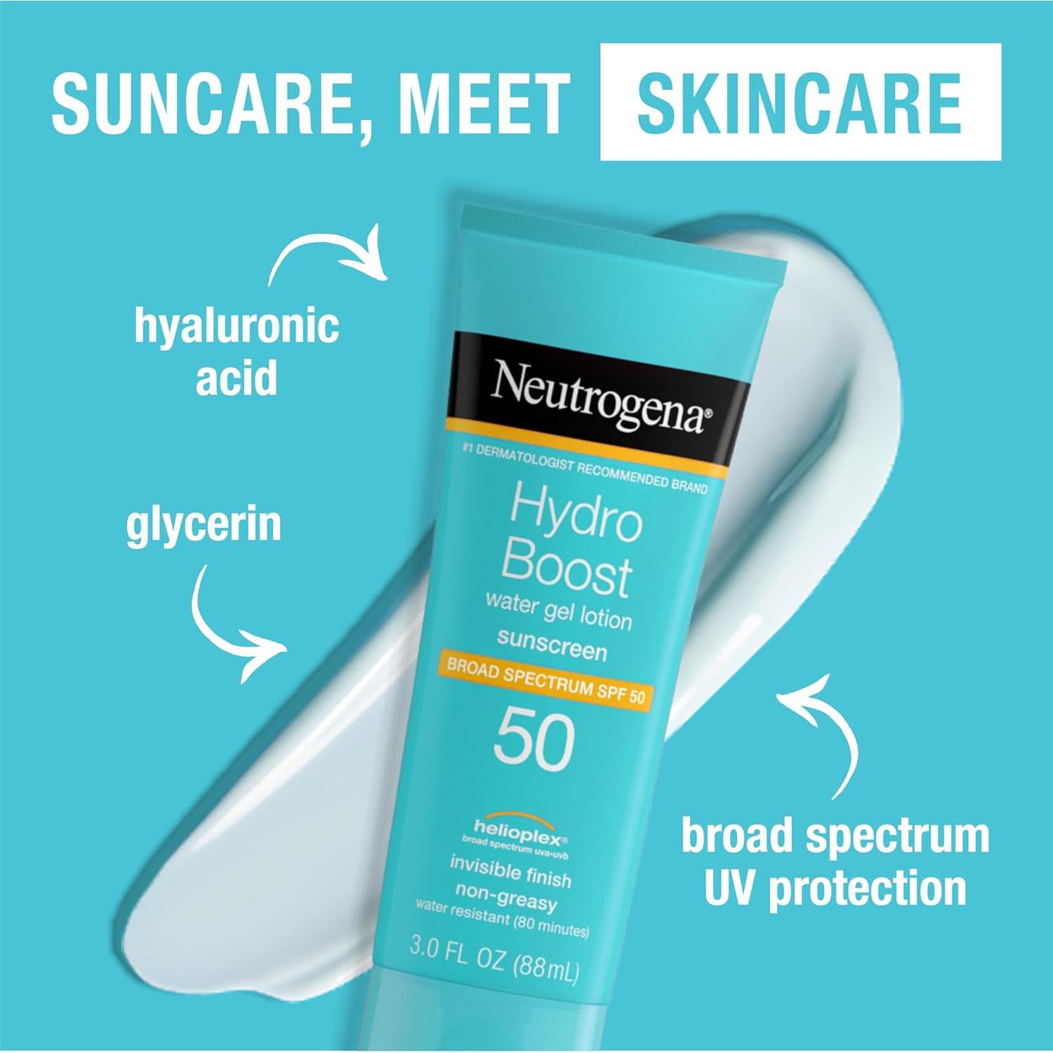 Protector Solar Gel Hidratante Neutrogena Hydro Boost SPF 50 89 ml