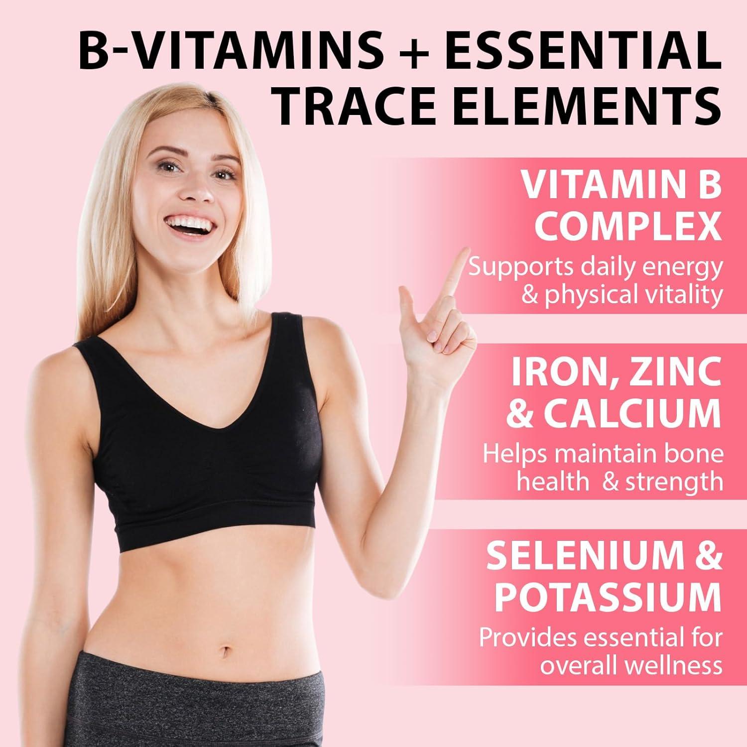 Gomitas Multivitamínicas para Mujeres Sin Azúcar 60 Unidades