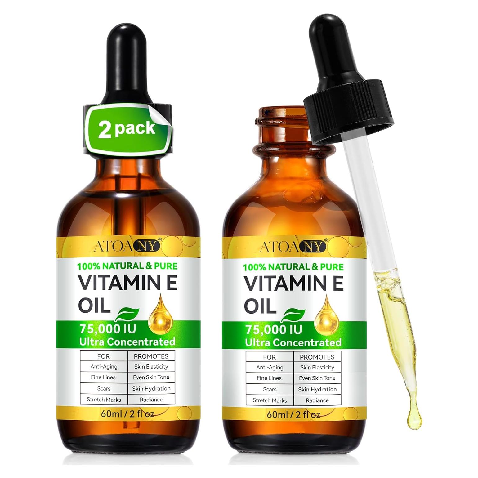 Aceite de Vitamina E ZIXAOK 75,000 UI Ultra Concentrado 52.5 ml