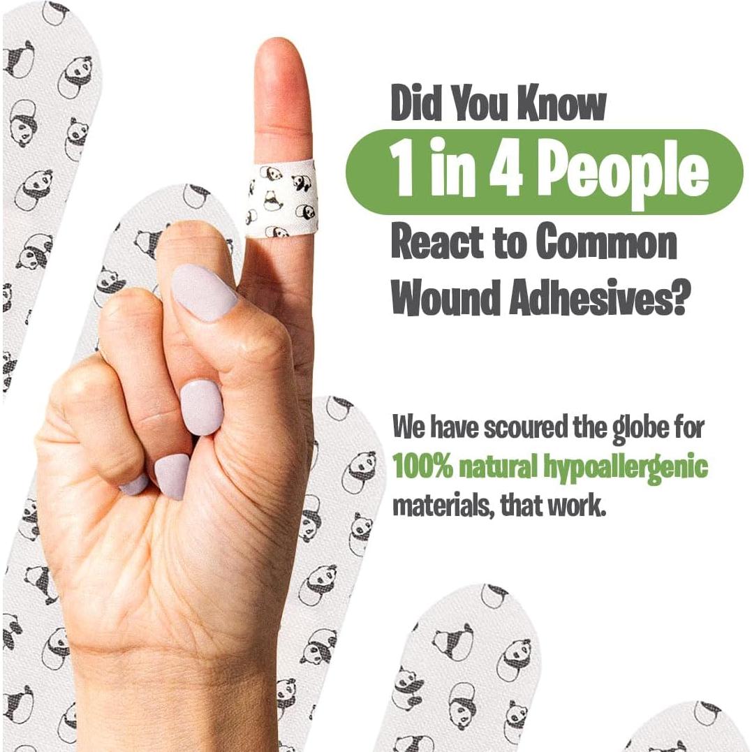 PATCH Tiras Adhesivas de Bambú 100 Piezas Aceite de Coco