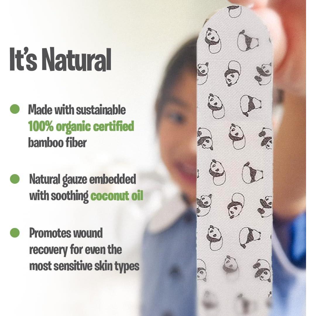 PATCH Tiras Adhesivas de Bambú 100 Piezas Aceite de Coco