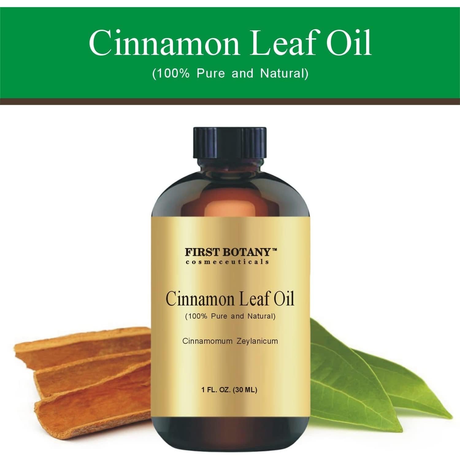 Aceite Esencial de Canela 100% Puro Primera Botánica 29.57 ml