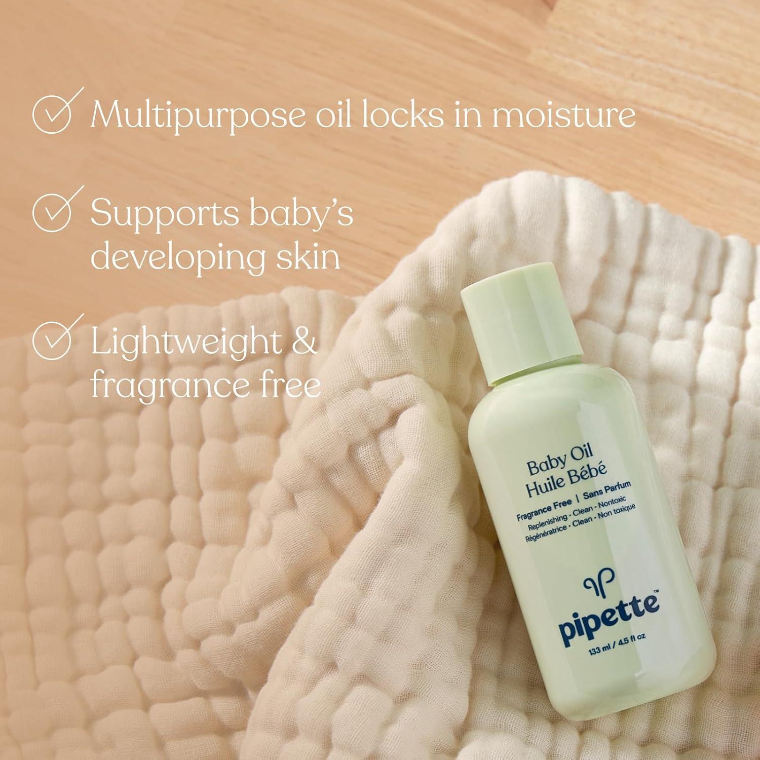 Aceite para Bebés Pipette 133.2 ml - Hidrata Piel Sensible