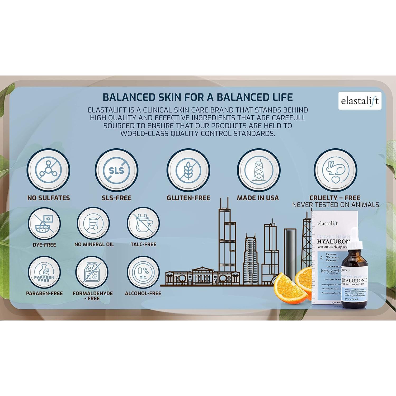 Suero Facial Elastalift Ácido Hialurónico 28.35 ml Hidratante