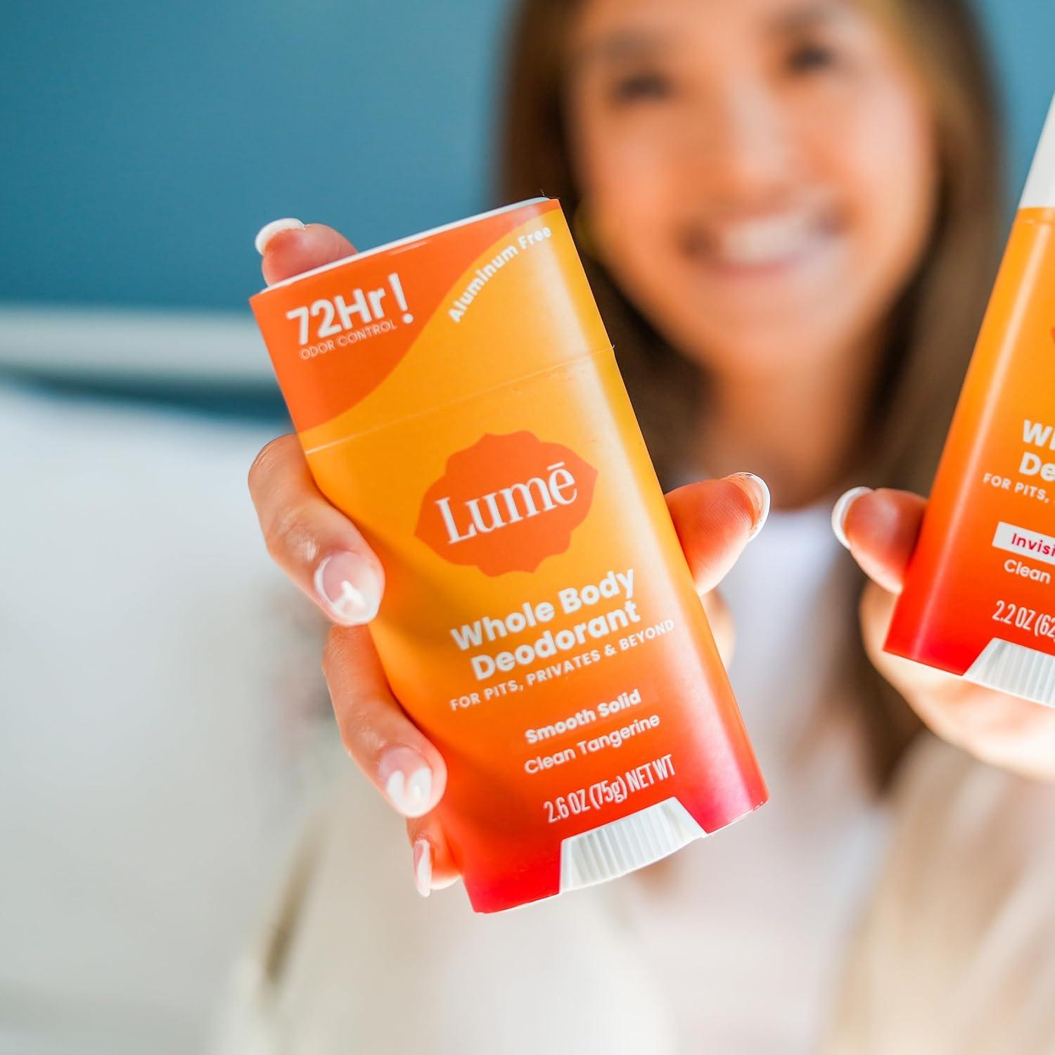 Desodorante y Jabón Corporal Lume 74g + Jabón Milled 142g - Mandarina