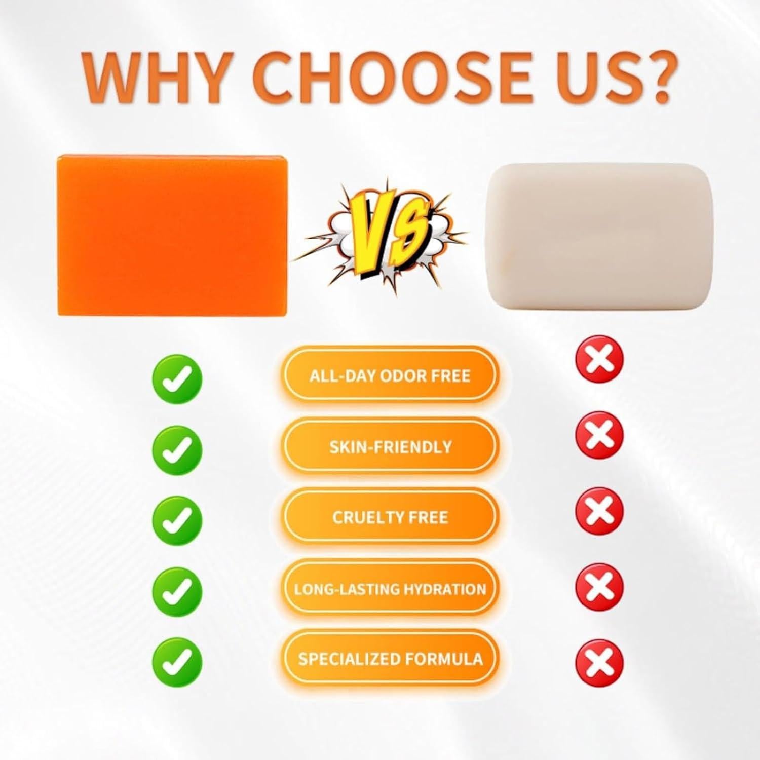 Jabón Natural de Persimón Omexry 100g - Desodorante Corporal