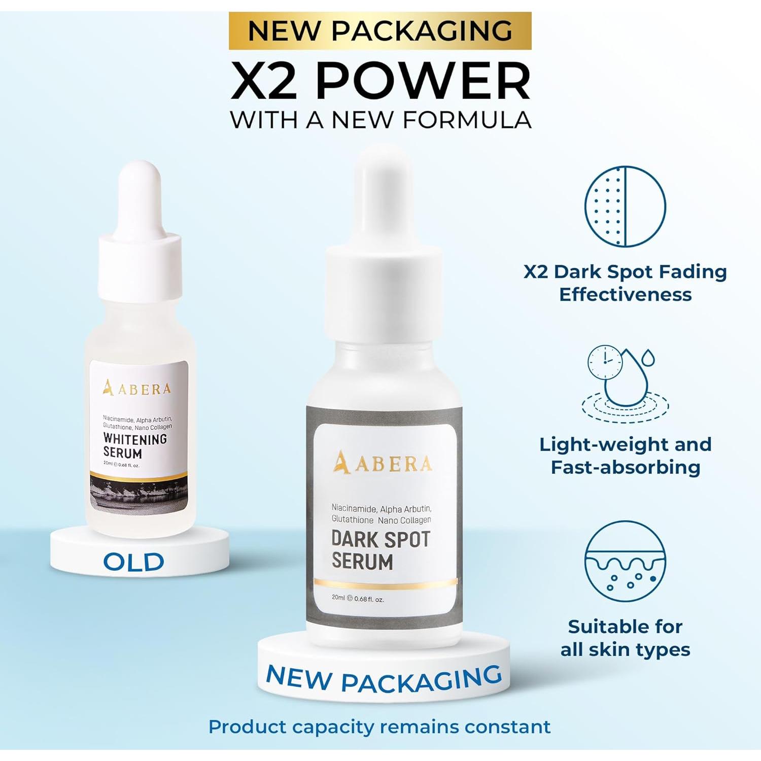 Suero para Manchas Oscuras Abera 20 ml - Hidratante y Antienvejecimiento