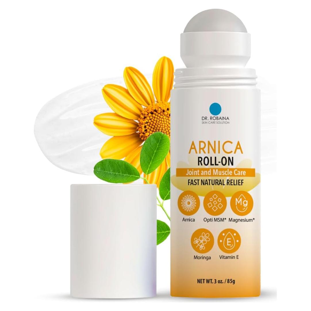Roll-On Arnica Montana Dr. Robaina 85 g - Vitamina K, Secado Rápido