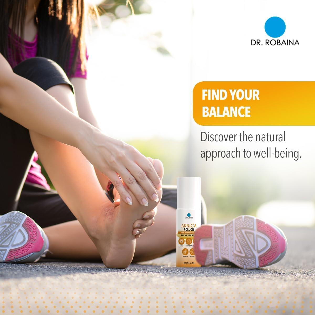 Roll-On Arnica Montana Dr. Robaina 85 g - Vitamina K, Secado Rápido