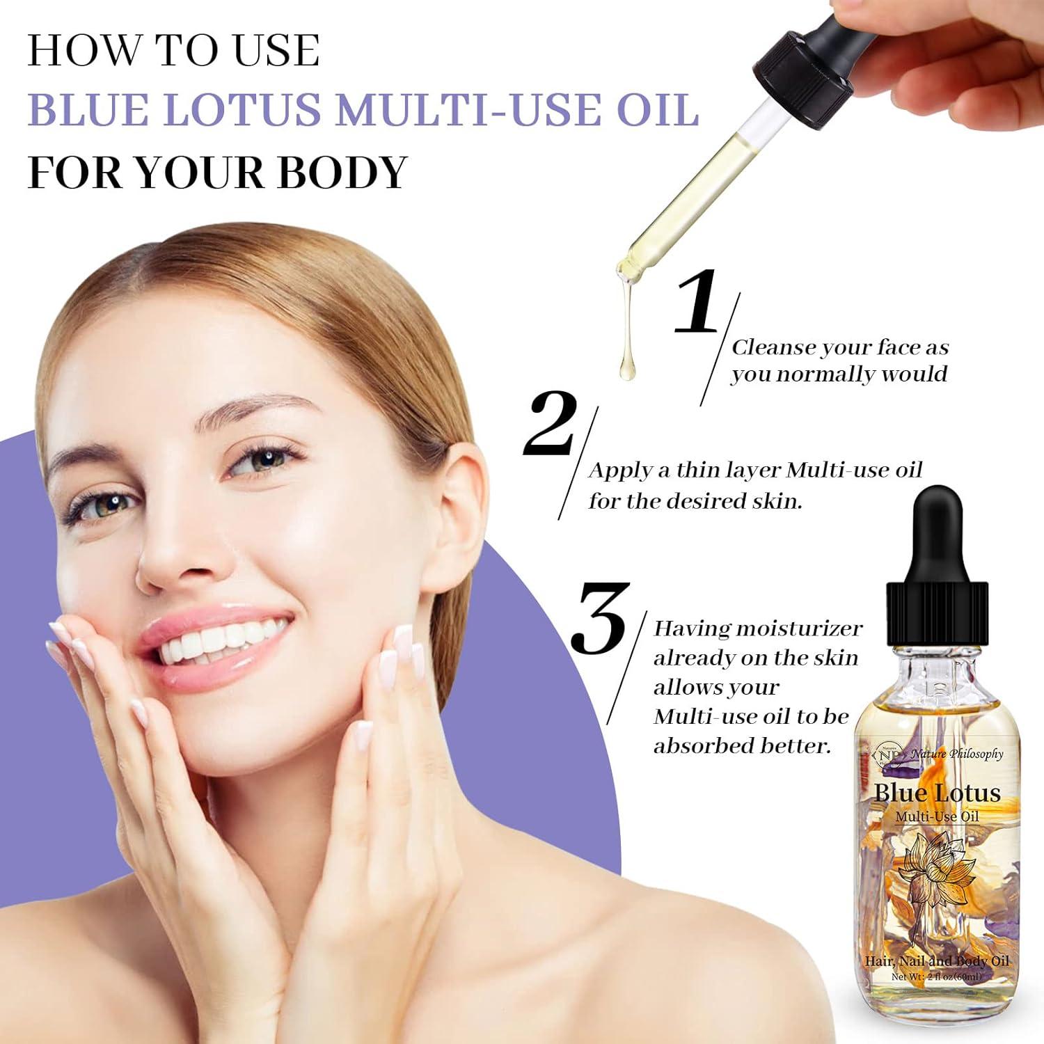 Aceite Multiuso Loto Azul NP FILOSOFÍA DE LA NATURALEZA 60ml