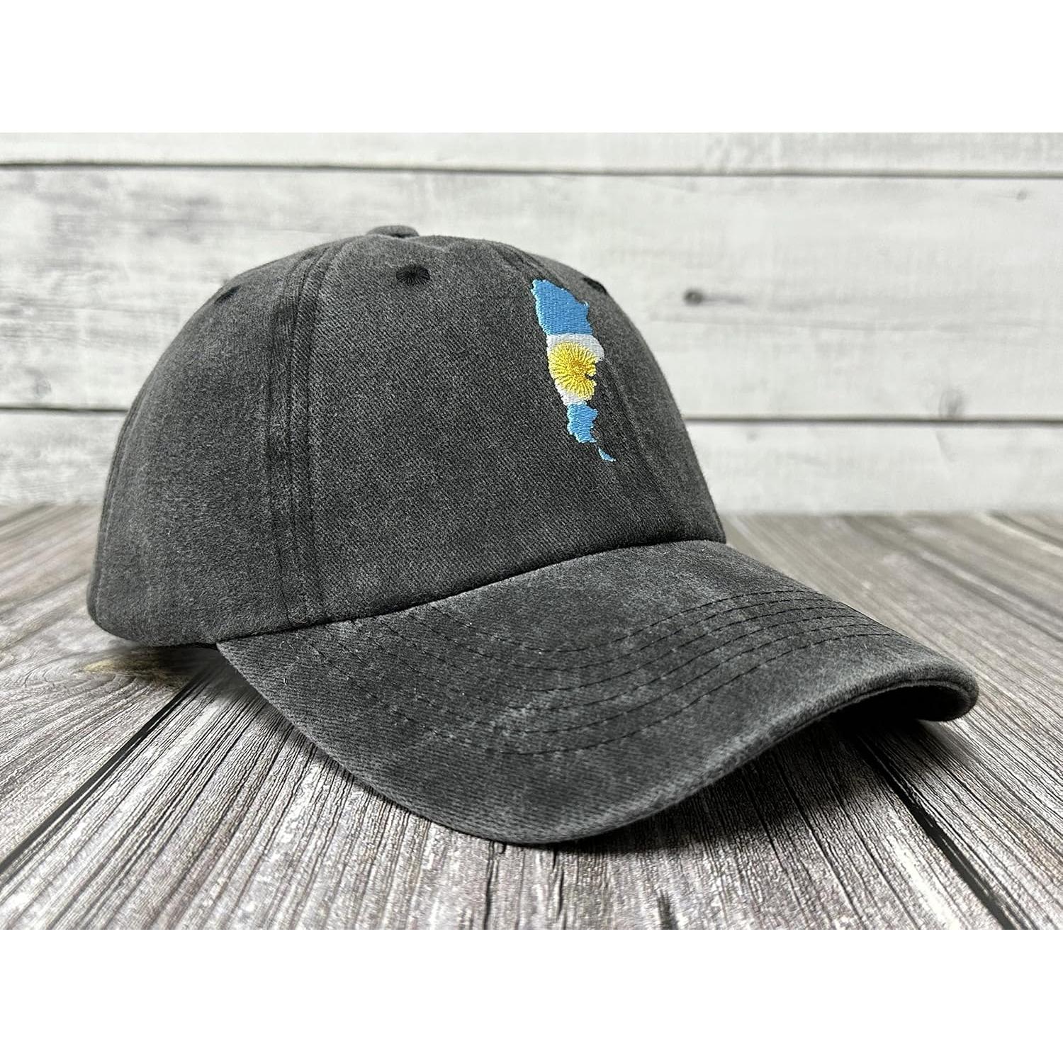 Gorra de Papá Bandera Argentina Shenbors - Ajustable Unisex
