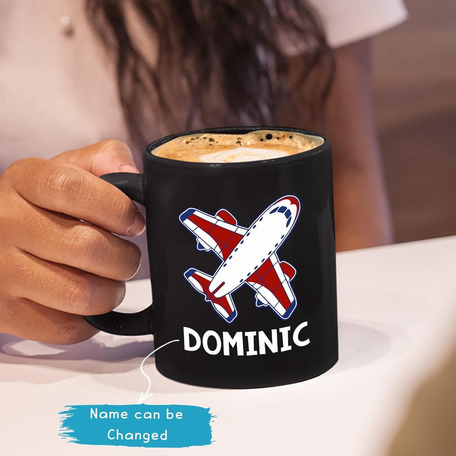 Taza Personalizada de Avión Mazoli 311ml y 443ml Cerámica