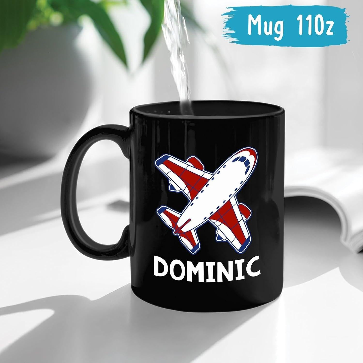 Taza Personalizada de Avión Mazoli 311ml y 443ml Cerámica