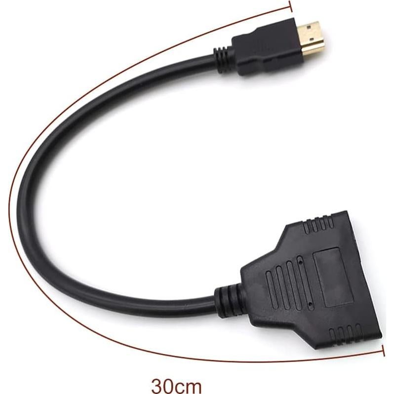 Cable Divisor HDMI Macho a Doble Hembra 30cm Sorthol 1080P