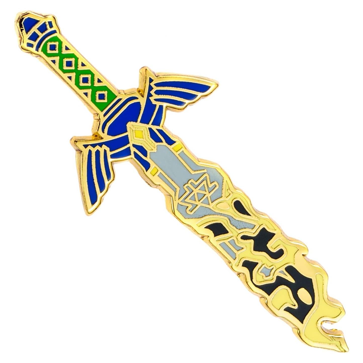 Juego de Broches Luminosa Espada Rota Mankamonga 5.08cm 7.62cm