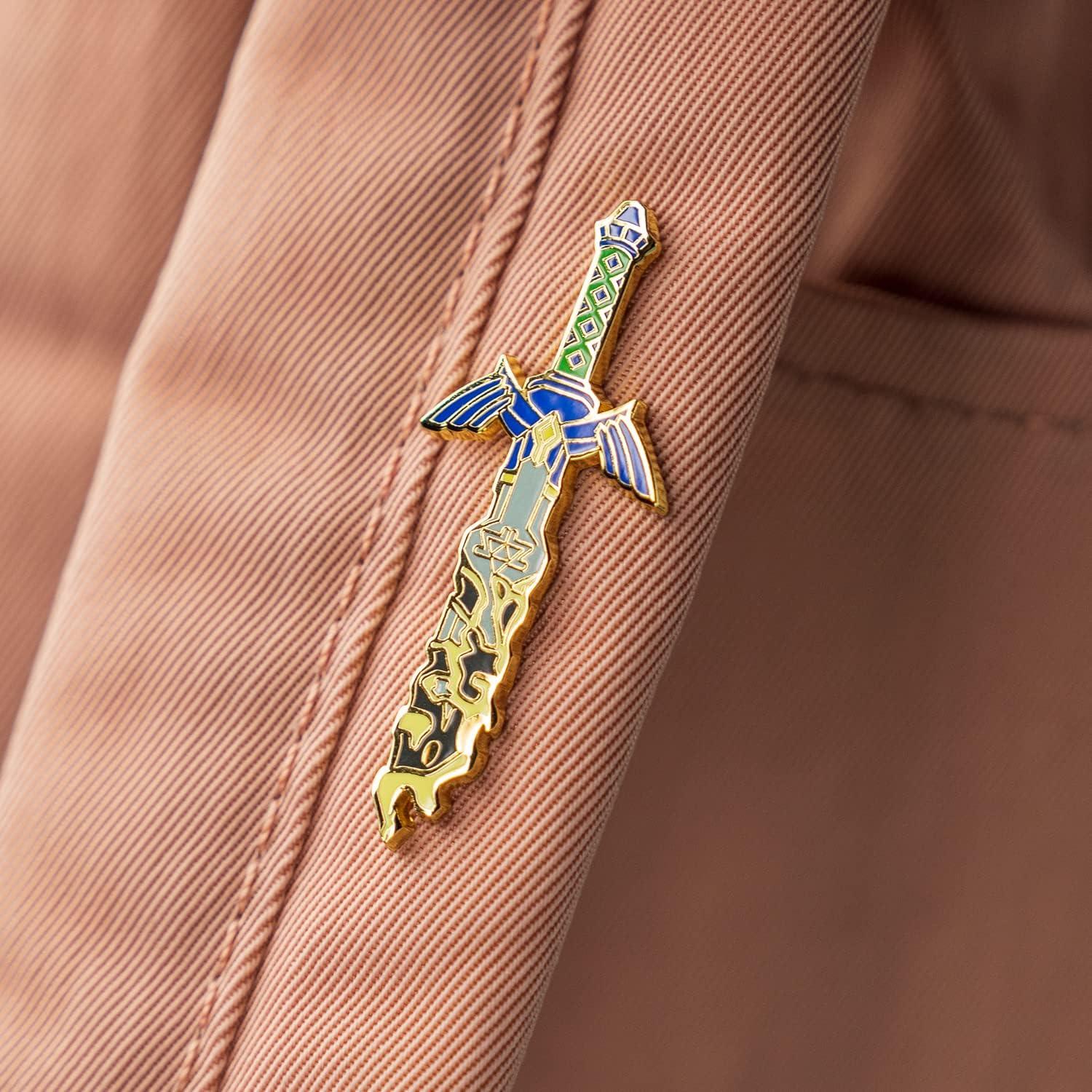 Juego de Broches Luminosa Espada Rota Mankamonga 5.08cm 7.62cm