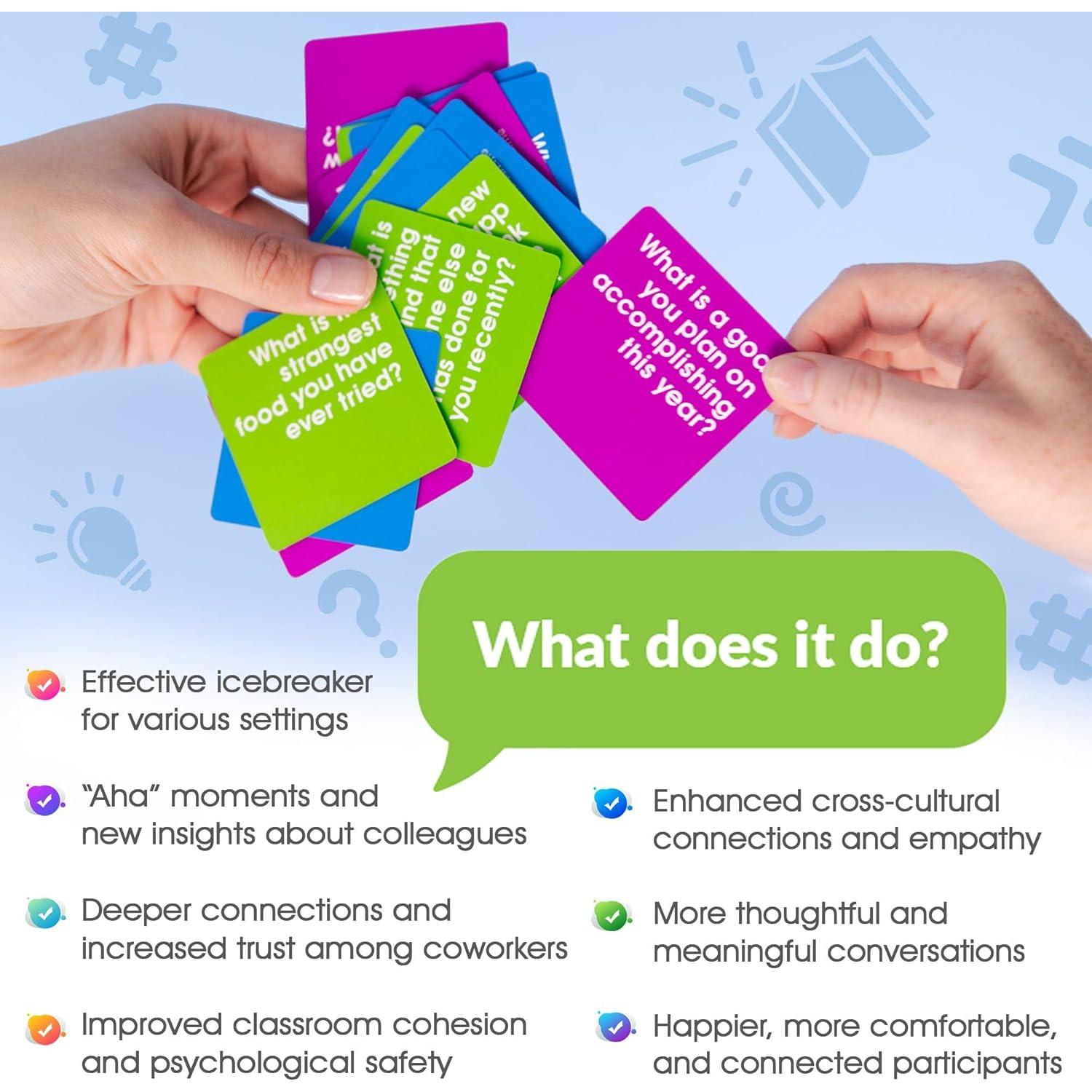 Conectar Tarjetas - Juego de Iniciadores de Conversación 60 Piezas