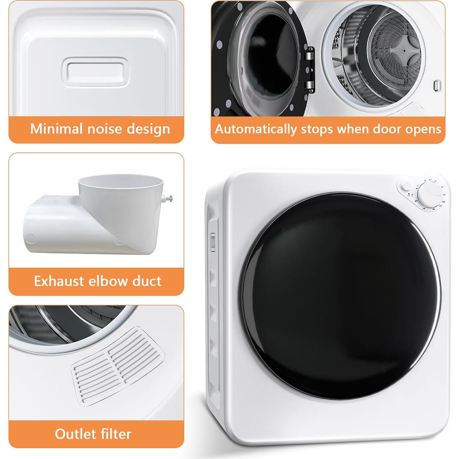 Secadora de Ropa Compacta DOGHLY LDDH01 1.6 Pies Cúbicos 800W