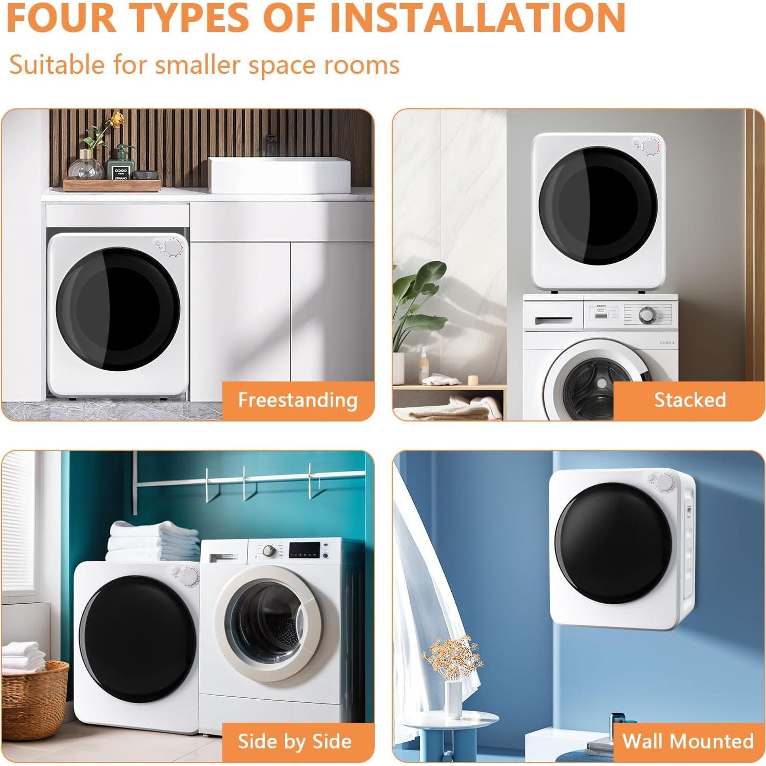 Secadora de Ropa Compacta DOGHLY LDDH01 1.6 Pies Cúbicos 800W