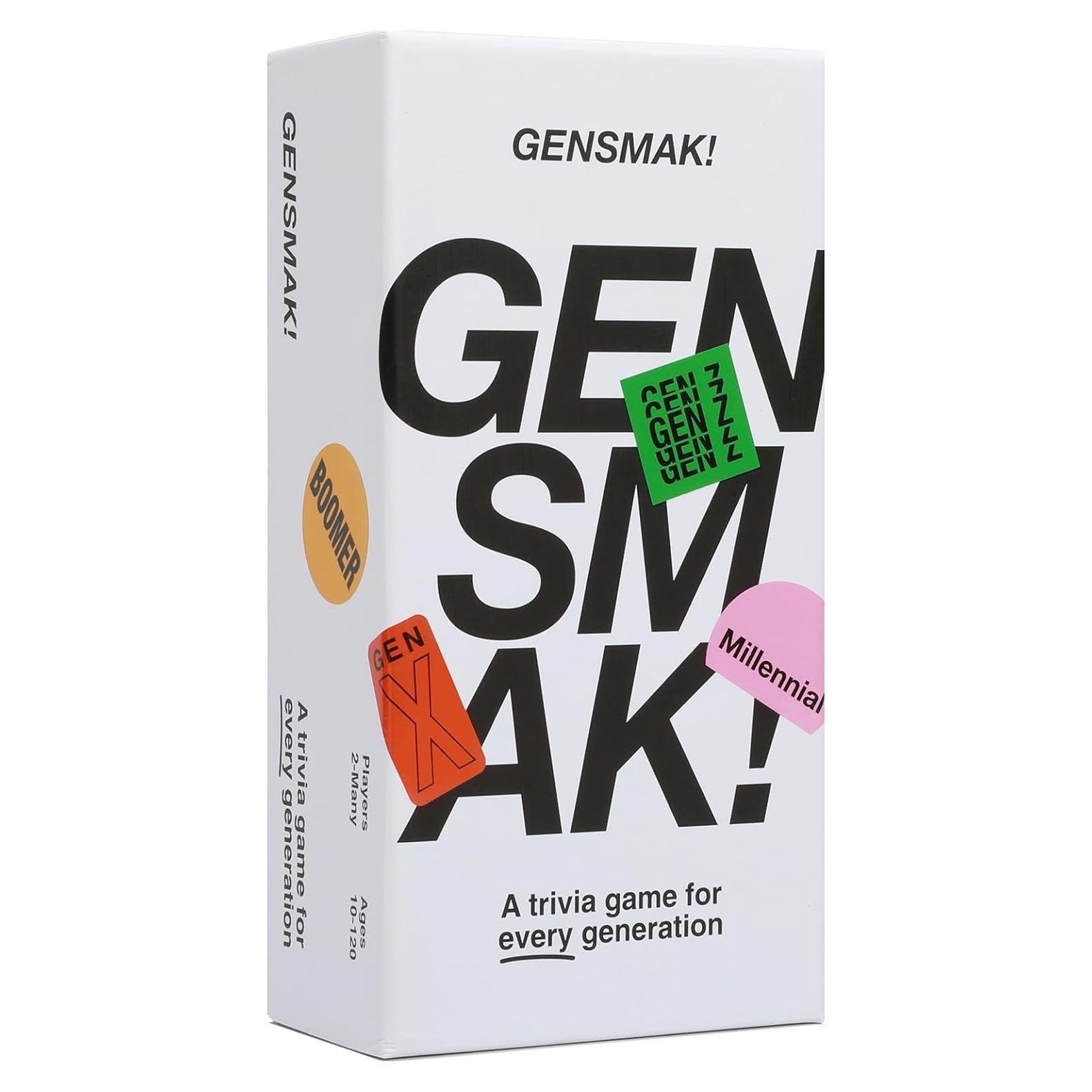 Juego de Trivia GENSMAK - Diversión Intergeneracional 10+ Años
